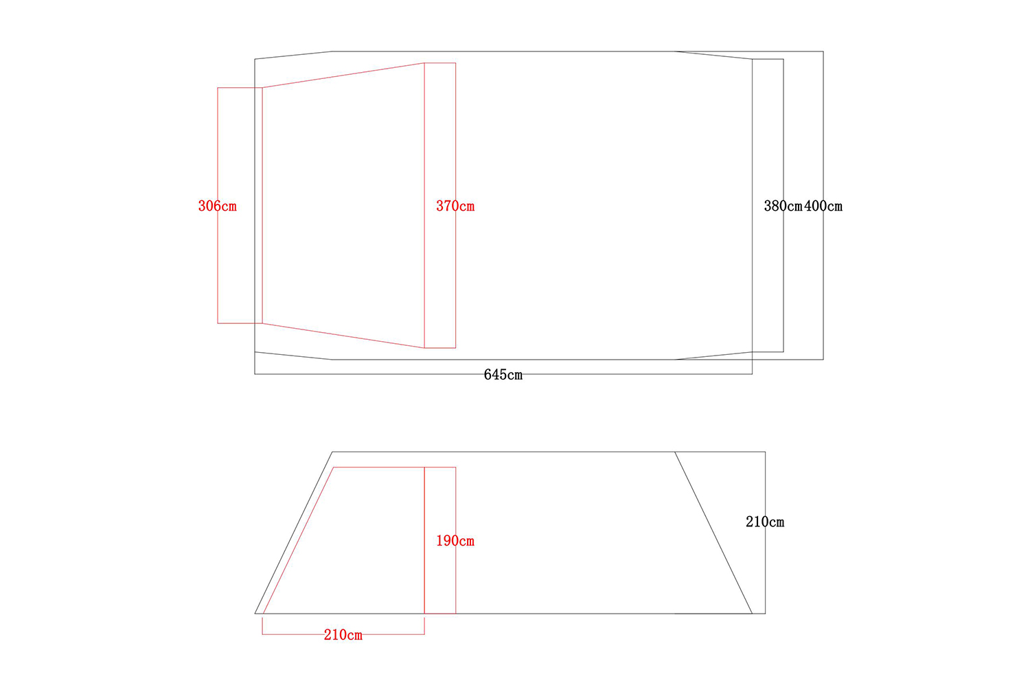 High - quality inflatable tunnel tent2